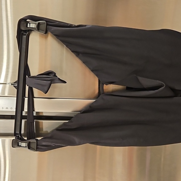 💕BAR III💕 Cowl Neck Halter Swim CoverUp Dress ~ Black S Small NWOT - Picture 6 of 8